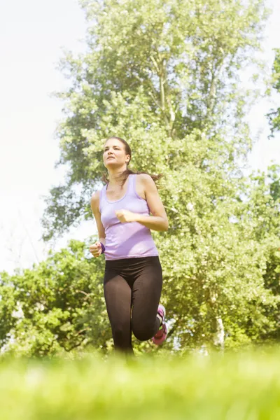 Running Woman Jogging — Stock Photo, Image