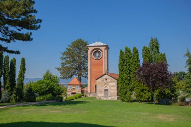 Zica Manastırı, ortaçağ ortodoks manastırı, 13. yüzyılın başlarında. Krallık, Sırbistan, Avrupa.