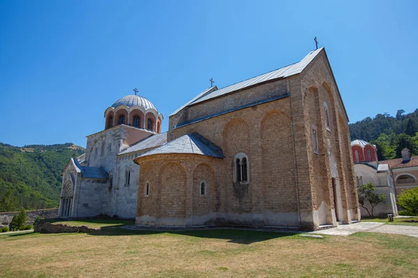 Studenica Monastery 12Th Century Serbian Orthodox Church Monastery Unesco World — Stock Photo, Image