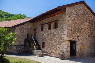 Studenica Manastırı, 12. yüzyıl Sırp Ortodoks Kilisesi manastırı. UNESCO Dünya Kültür Mirası. Sırbistan ve Avrupa.