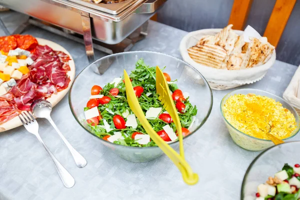Leckere Snacks Catering Food Event Table Vorhanden Köstliche Vorspeise Restaurant — Stockfoto
