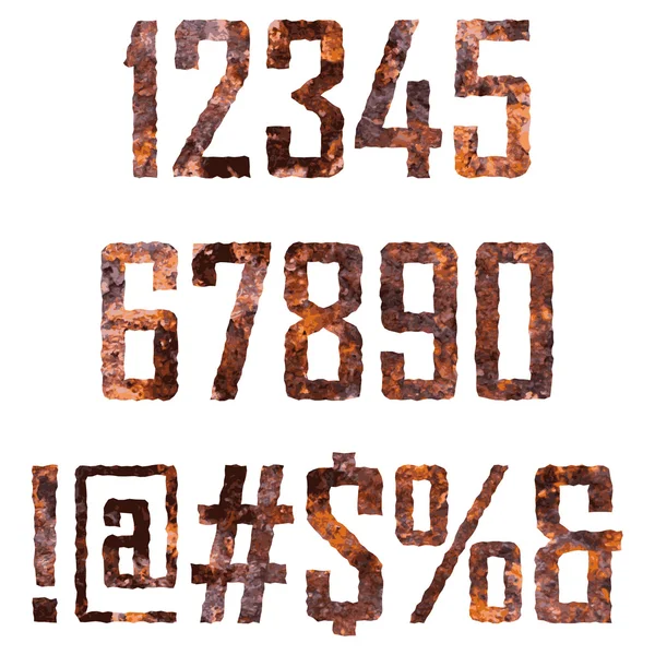 Cartas oxidadas — Vector de stock