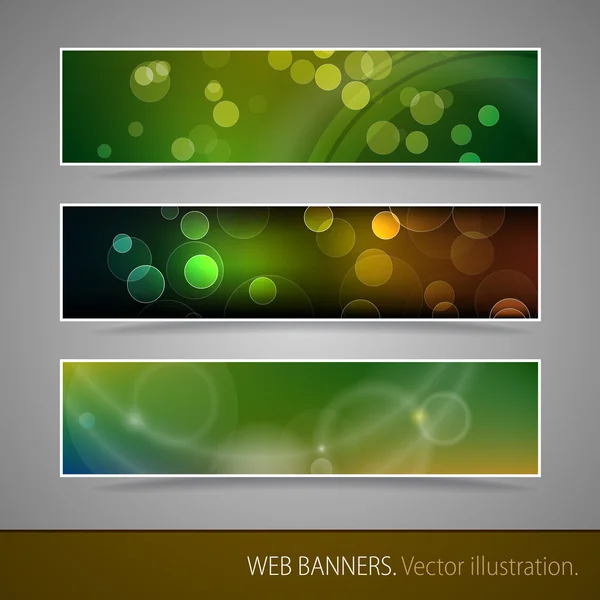 Absztrakt banner — Stock Vector