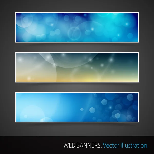 Banner abstrato — Vetor de Stock