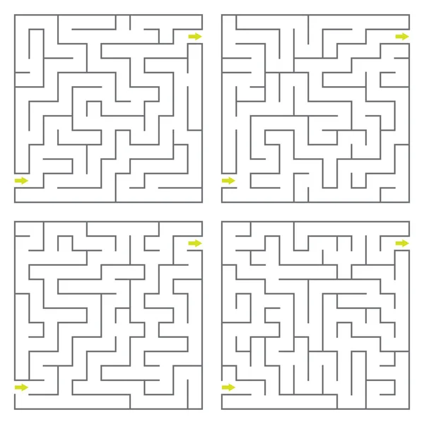 Labyrinthe vectoriel — Image vectorielle