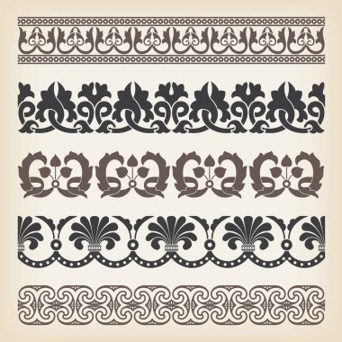 Dikişsiz Dekoratif kenarlık kümesi