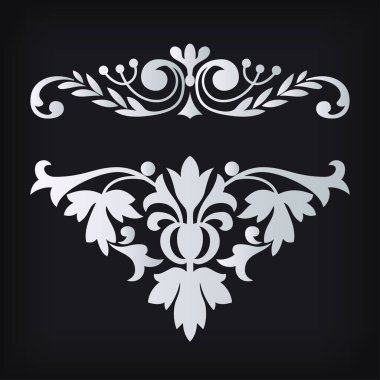 Dekoratif vektör öğeleri kümesi.