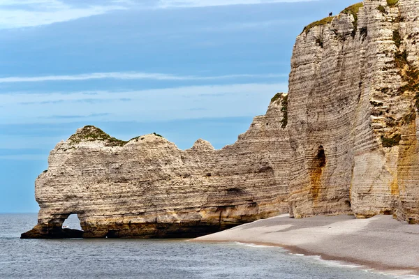 Klify Etretat, Normandia, Francja — Zdjęcie stockowe