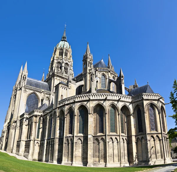 Katedrála notre dame, bayeux, Normandie, Francie — Stock fotografie
