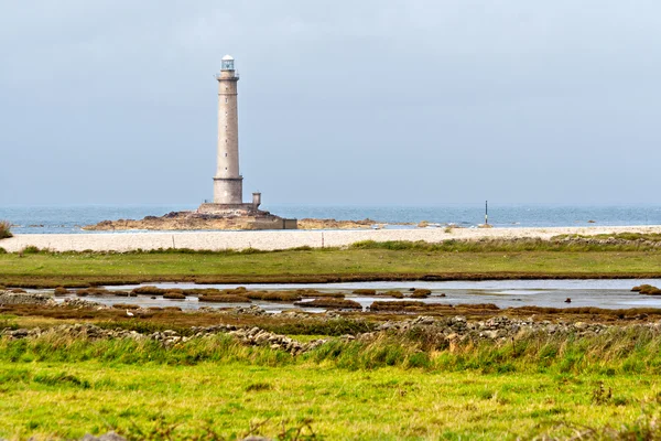 Маяк Goury в Cap de la Гааги, Нормандія, Франція — стокове фото