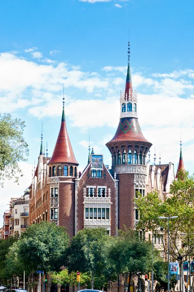 Casa de les punxes in barcelona, Catalonië — Stockfoto