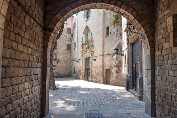Barcelona gotisches viertel — Stockfoto