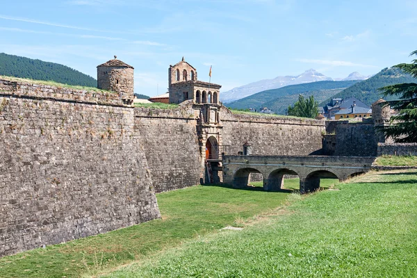 Ciudadela de Jaca, uma fortificação militar na Espanha — Fotografia de Stock