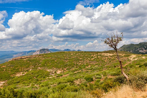 Typische Landschaft in aragon, spanien — Stockfoto