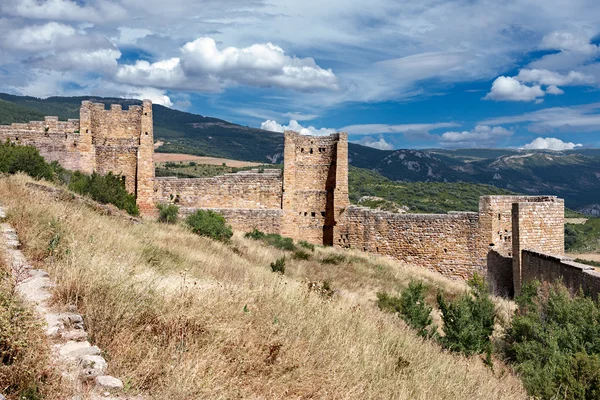 Castillo Loarre en Huesca, Aragón, España — Foto de Stock