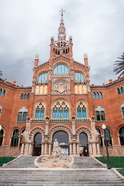 Νοσοκομείο de la santa creu εγώ de sant pau, Βαρκελώνη, Ισπανία — Φωτογραφία Αρχείου