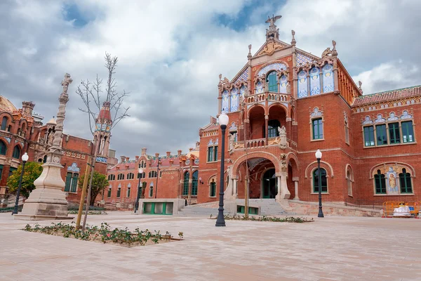 Νοσοκομείο de la santa creu εγώ de sant pau, Βαρκελώνη, Ισπανία — Φωτογραφία Αρχείου