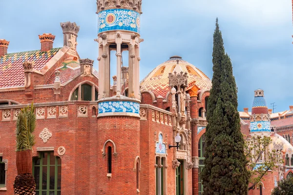 Szpital de la santa creu i de sant pau, barcelona, Hiszpania — Zdjęcie stockowe