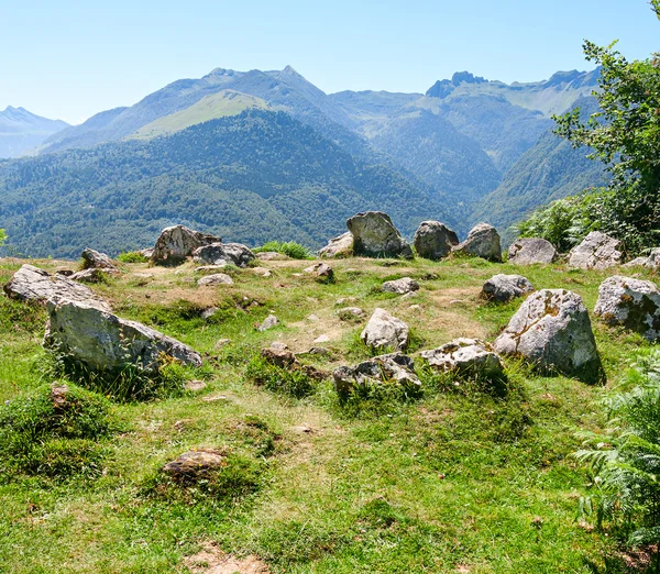 Prehistoryczne nagrania w Pirenejach francuskich — Zdjęcie stockowe