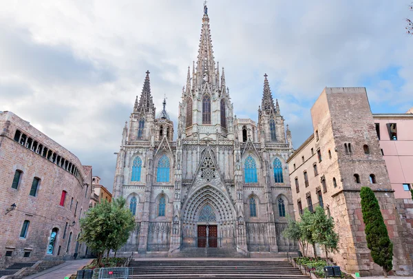 Καθεδρικός ναός της Βαρκελώνης, το catalonia Εικόνα Αρχείου