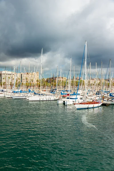 Marina Port Vell a Barcellona — Foto Stock
