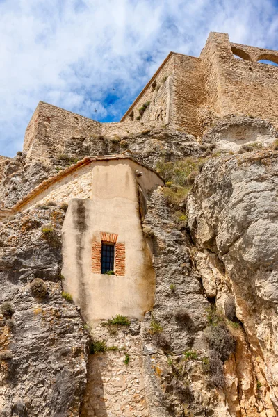 Morella hrad ve Španělsku — Stock fotografie