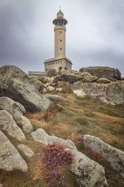 Farol Punta Nariga Costa Morte Galiza Espanha — Fotografia de Stock