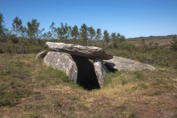 Dolmen Tombe Préhistorique Galice Espagne — Photo