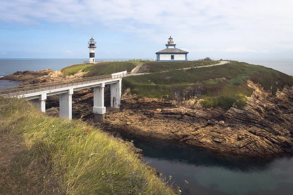 Lighthouse Illa Pancha Ribadeo Lugo — Stockfoto