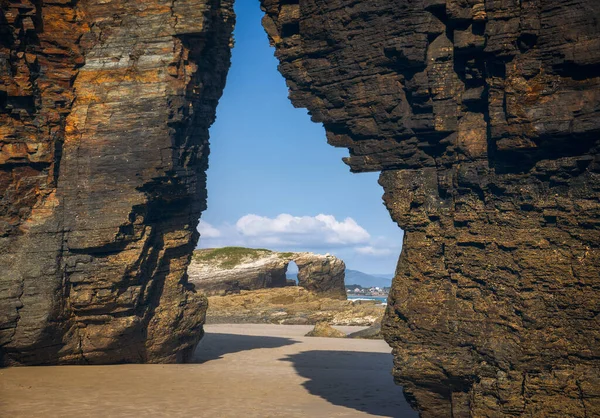 Cathedral Beach Galicia Northwest Coast Spain — Stock Fotó