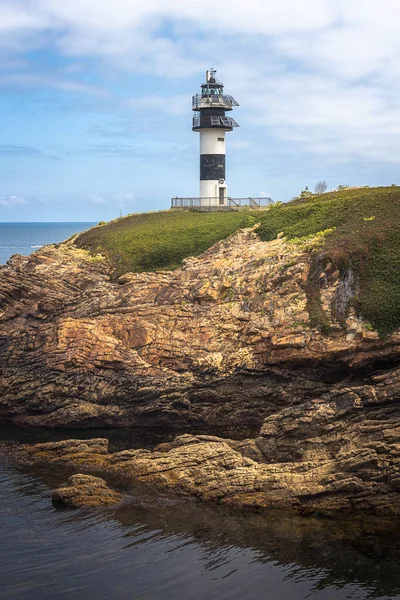 Lighthouse Illa Pancha Ribadeo Lugo — ストック写真