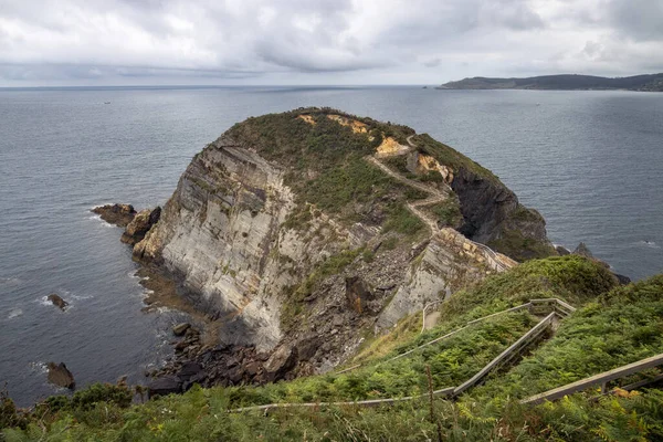 Foucinho Porco Costal Path Costa Morte Galicia — Foto Stock