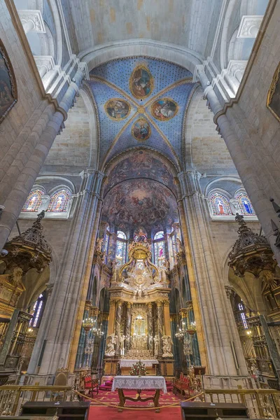 Interiér Katedrály Lugo Galicie Španělsko — Stock fotografie