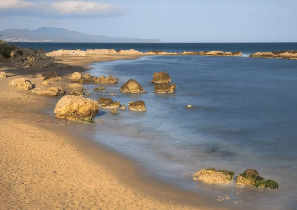 加泰罗尼亚 Escala Costa Brava 宁静美丽的海滩 — 图库照片