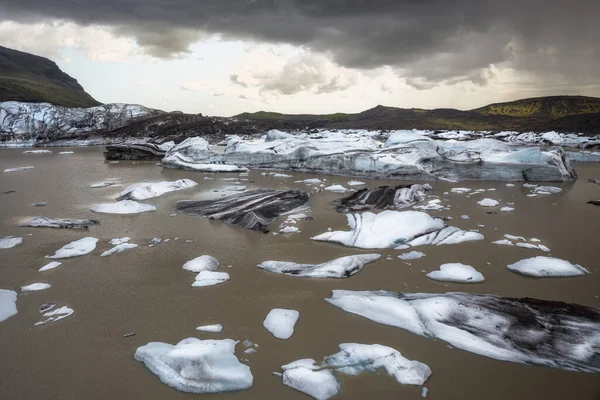 Lagoon Svinafellsjokull Glacier Iceland — Stock Photo, Image