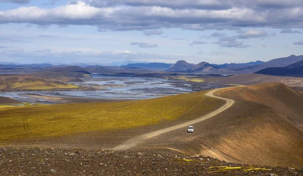 Landmannalaugar Stunning View Ljotipollur Lake Iceland — Stock Photo, Image