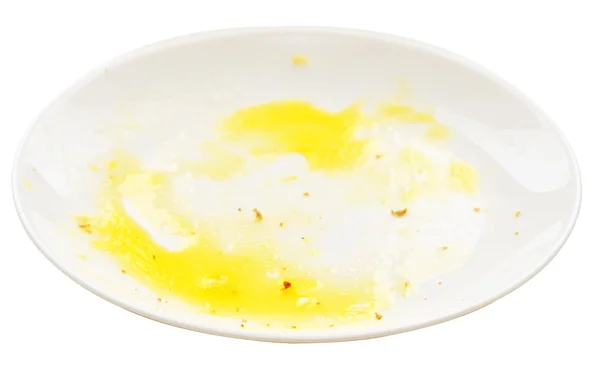 Dirty plate — Stock Photo, Image