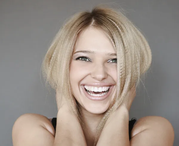 Mujer sonriente Imagen de stock