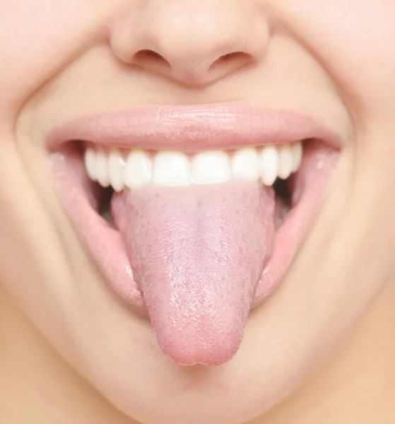 건강 한 혀 — 스톡 사진