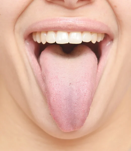 Lengua sana — Foto de Stock