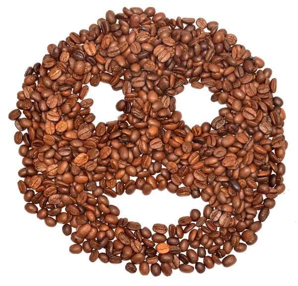 Kawa twarz — Zdjęcie stockowe