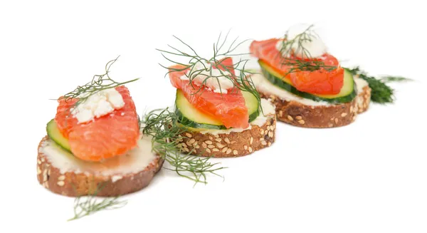 Canapés — Foto de Stock