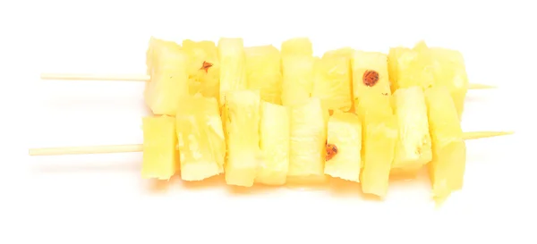 Kebab z ananasem — Zdjęcie stockowe