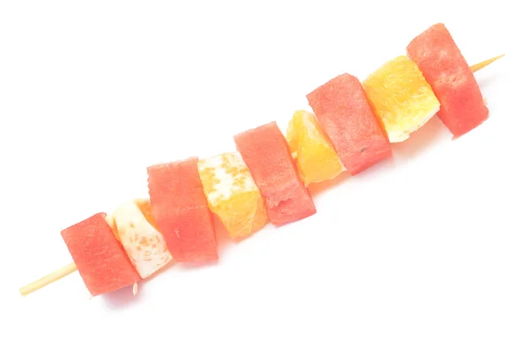 Fruit kebab — Stock Photo, Image