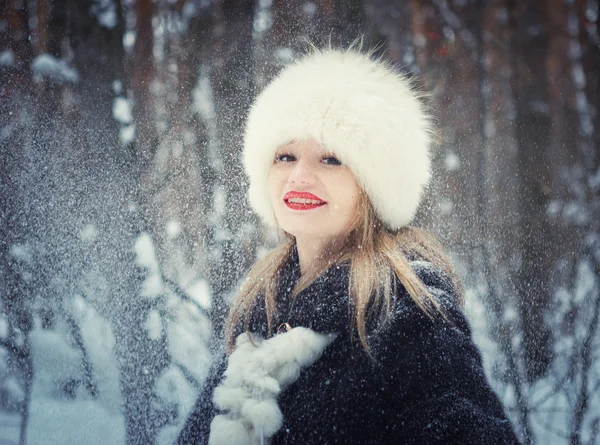 Retrato de inverno — Fotografia de Stock