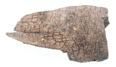 eski ahşap beyaz zemin üzerine izole