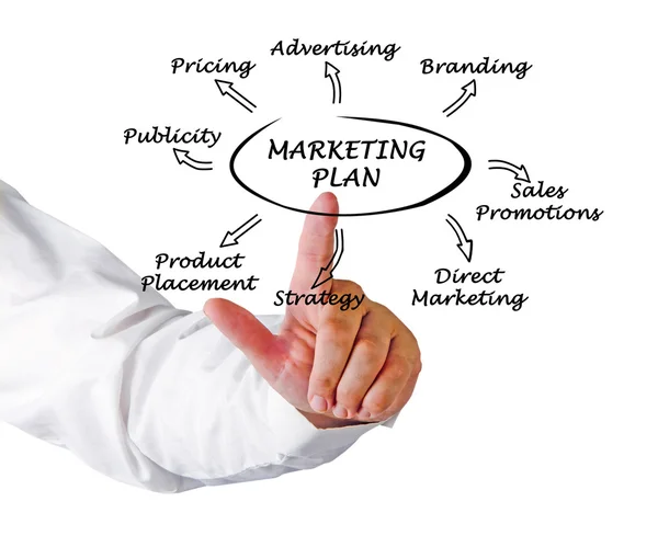 Presentation of marketing strategy — Stock Photo, Image