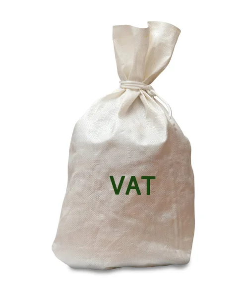 Bag with VAT — Stock Photo, Image