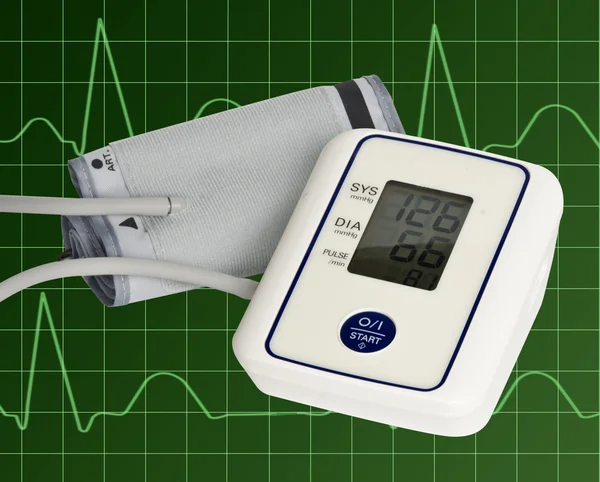 Digitális vérnyomás mérő — Stock Fotó