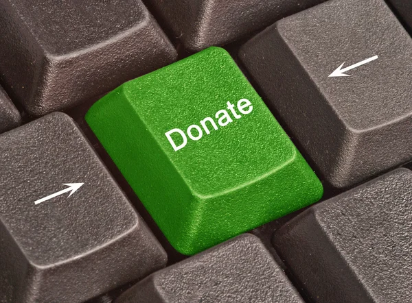 Key for donations — Stock Photo, Image